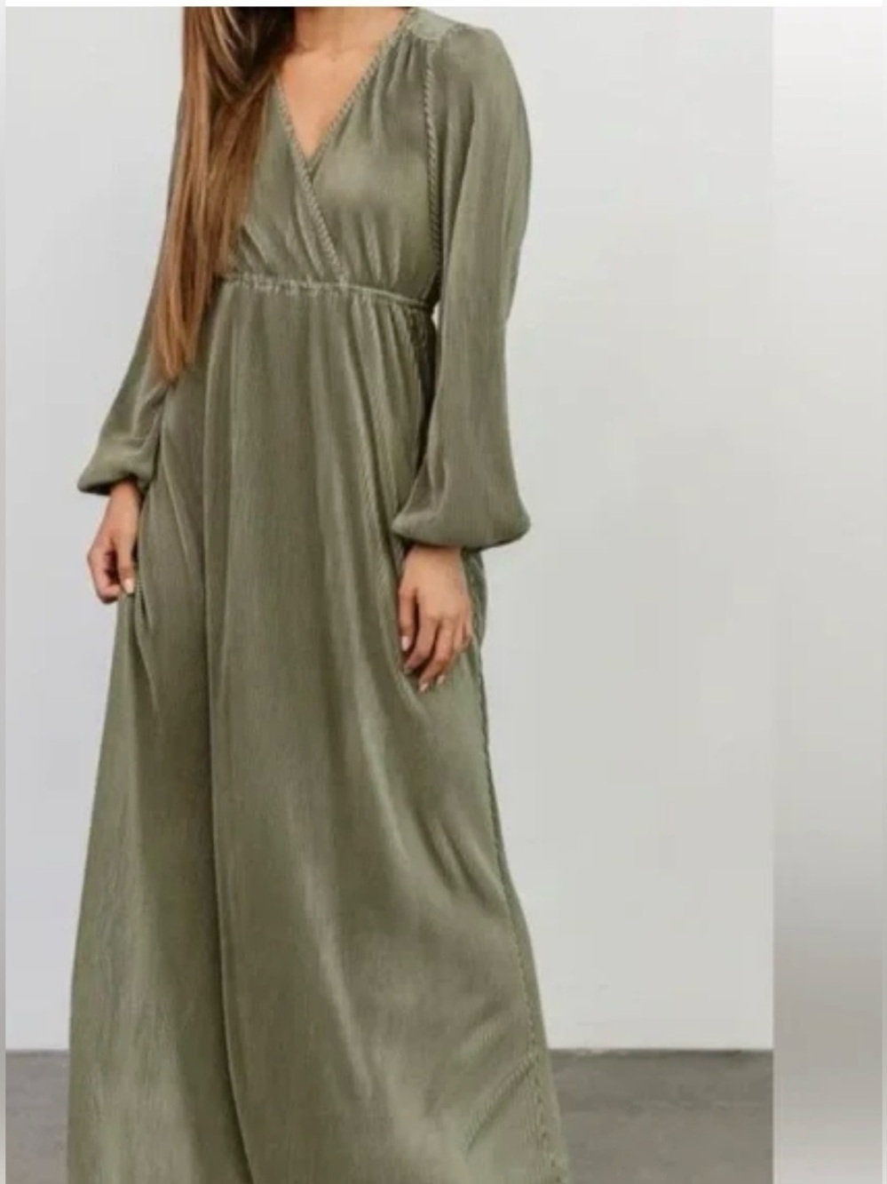 Baltic Born Olive Green Maxi Dress